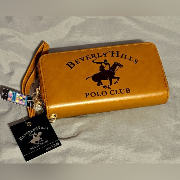 Beverly Hills Polo Club Handbags - Beverly Hills Polo Club Mustard Wristlet